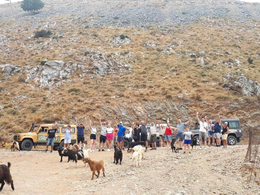 Crete: Milatos Cave Amazonas Zoo Park Jeep Safari Tour - Fourni coffee and rural village rhythm