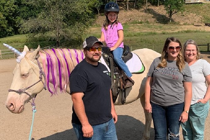 Horseback Rides, Interactions, and Petting Zoo - Where It Happens: 60’ x 160’ Arena, Pastures, and a Large Facility