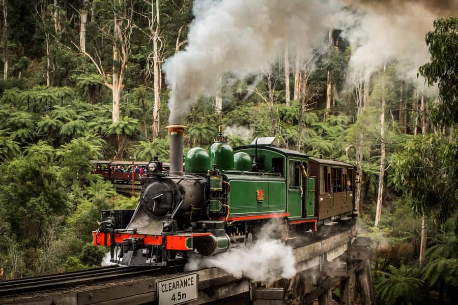 Melbourne: Puffing Billy Train Wildlife Zoo Private Tour - Brighton Bathing Boxes: a color-house stop on the way back