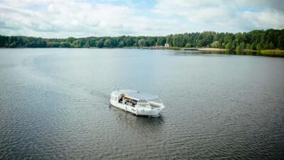 Riga: Boat Trip to Mežaparks (Zoo) or Back to Riga - The AGNES ship: new, heated, and run by a pro team