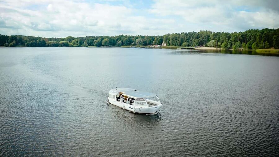 Riga: Boat Trip to Mežaparks (Zoo) or Back to Riga - The AGNES ship: new, heated, and run by a pro team